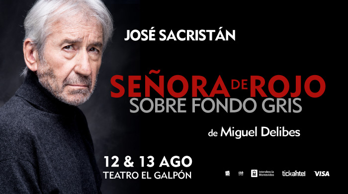José Sacristán en: Señora de rojo sobre fondo gris